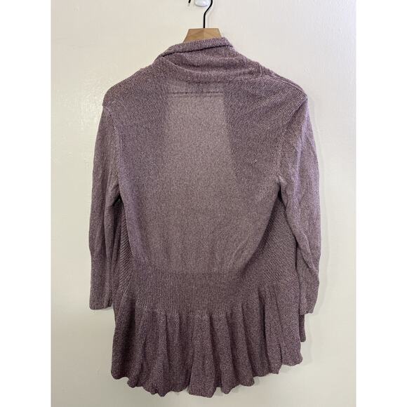 Eileen Fisher Linen Knit Cardigan S Lagom Scandi Minimalist Quiet Luxury Capsule - Picture 2 of 15